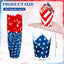 400 Pzas Fundas Cupcakes Estrellas Bandera 4 de Julio