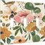 Placa interruptor luz triple bohemio floral rosa decorativa