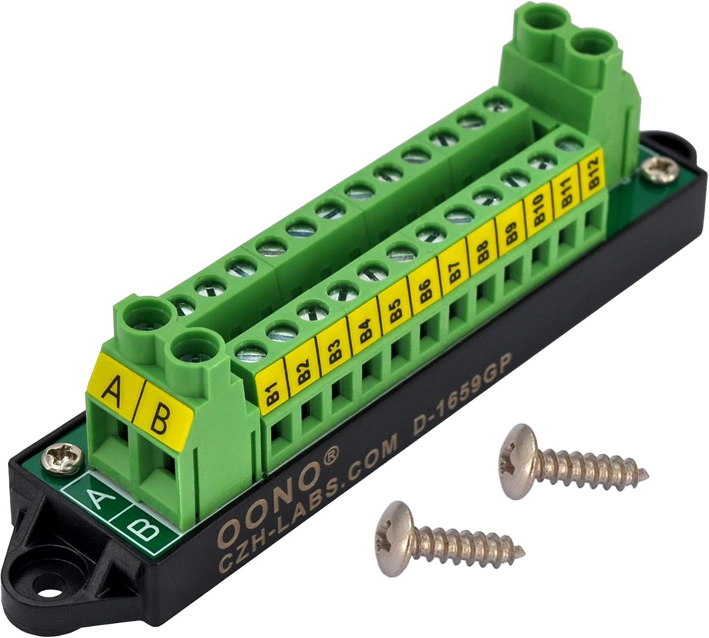 Módulo distribución terminales 30A 300V 2x12 pos D-1659GP