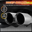 Puntas dobles escape acero inox 2.5x3.5pulg