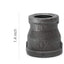 Acoplamiento reductor 1/2x3/4 pulg hierro maleable vintage