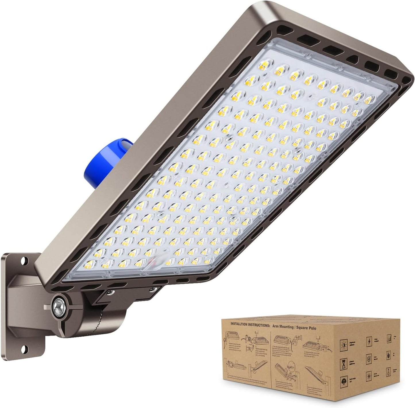 Luz LED estacionamiento exterior IP65 5000K