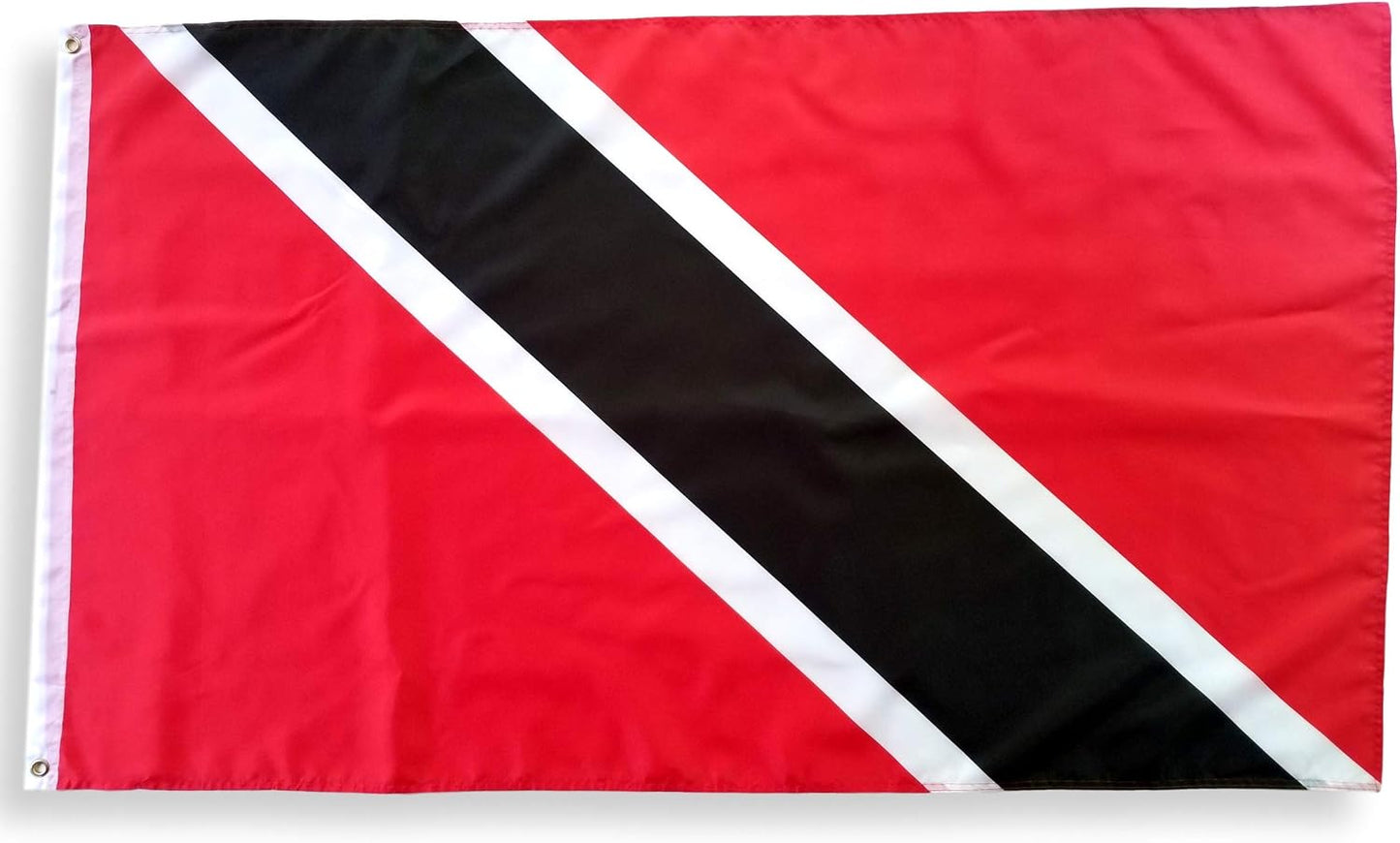 Bandera Trinidad y Tobago 3x5 poliéster doble costura latón