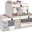 Cesta almacenamiento armario extra grande con ventana beige