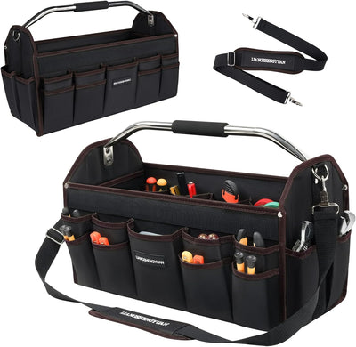 Bolsa herramientas 22pulg 30 bolsillos impermeable plegable