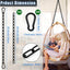 Kit 4 cadenas colgantes 25.6" 660lb para hamaca gimnasio