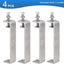 4 Abrazaderas C Acero Inox 304 5.12pulg Carpintería