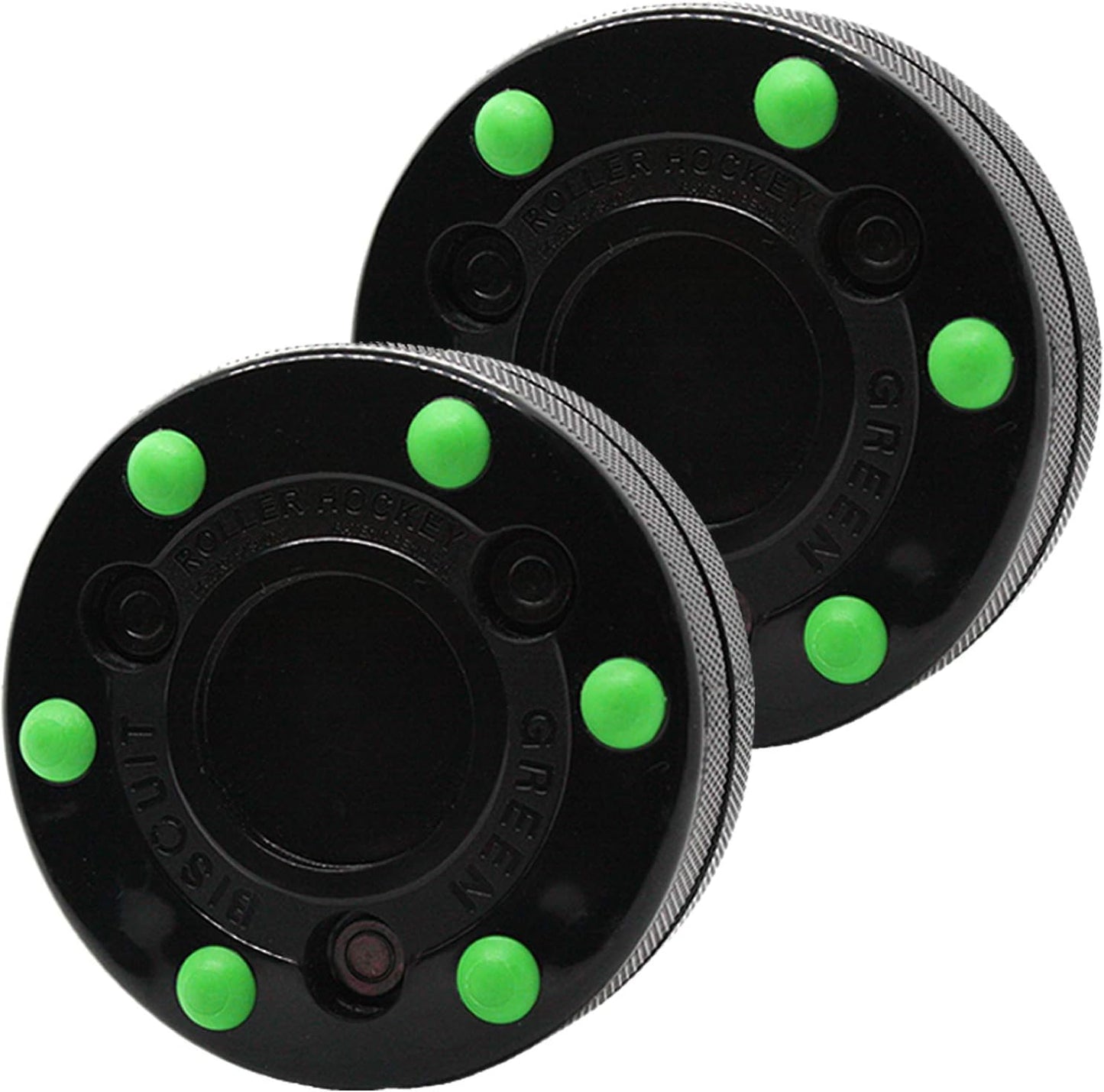 2 Discos Hockey NHL Práctica Palos Paso Disparo 3pulg