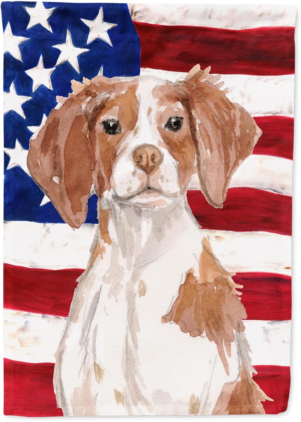 Bandera Bretaña Spaniel para buzón patio decorativa