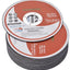 100 Discos Corte Metal Acero Inox 4.5x0.04x2.29pulg
