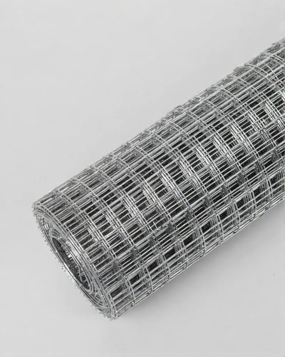 Malla alambre galvanizado 24pulg x10ft 1/2pulg acero bajo carbono