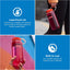 Botella agua sin BPA Tritan 50% reciclado 16oz boca ancha