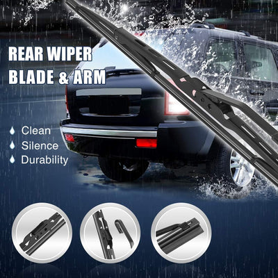 Juego brazos limpiaparabrisas trasero Dodge Grand Caravan 08-10
