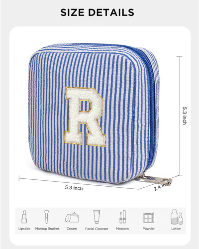 Mini bolsa maquillaje transparente organizador viaje