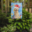 Bandera jardín con luces Navidad diseño retriever multicolor