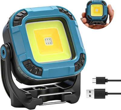 Luz trabajo magnética recargable 1100lm IP65 para reparación auto