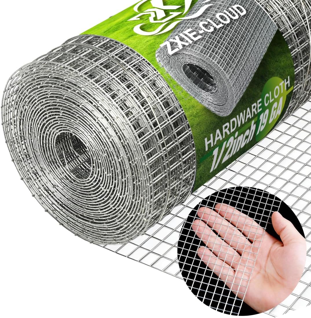 Valla alambre 1/2 pulgada 4inx20ft galvanizado para aves