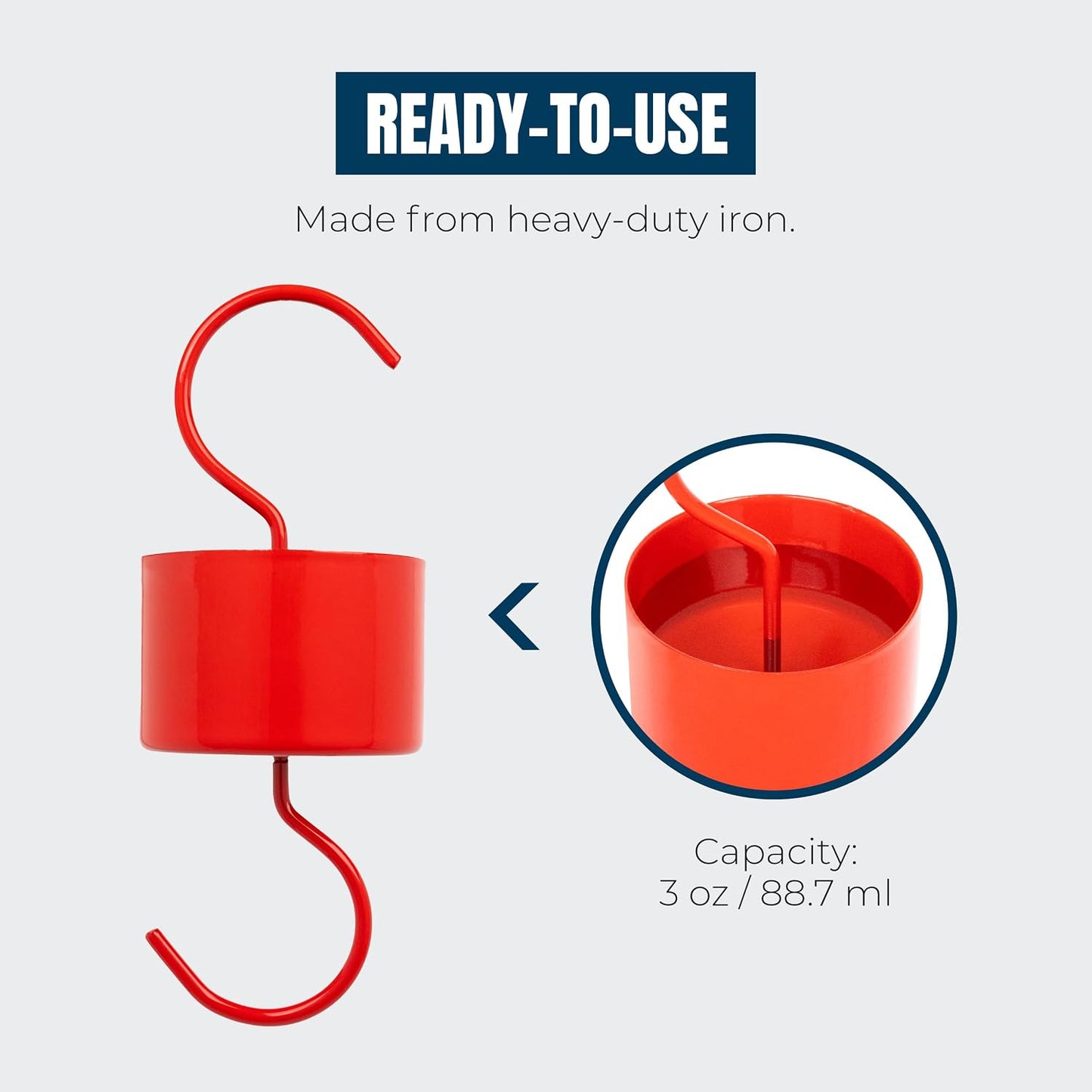 Foso hormigas protector hierro rojo 3oz facil instalacion