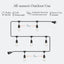 Cadena luces LED impermeables 24ft exteriores Edison