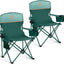 Silla camping con bolsa enfriadora 2 unidades color verde