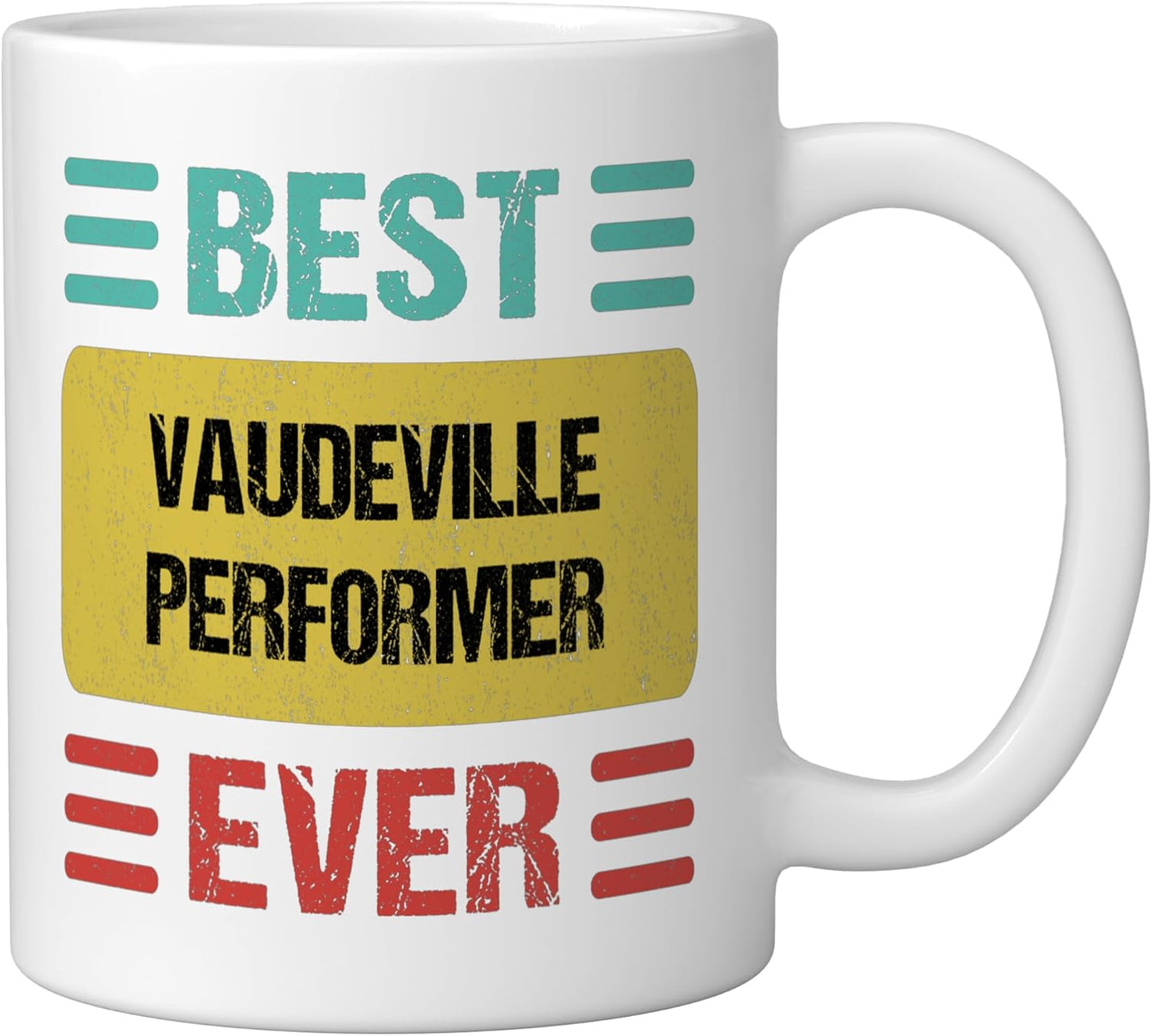 Taza Cerámica Vaudeville Performer Blanca