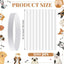 500 Collares Papel Ajustables 20pulg Perros
