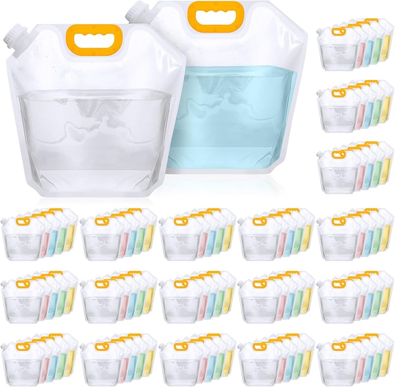 Bolsa almacenamiento agua 1.3gal plástico transparente