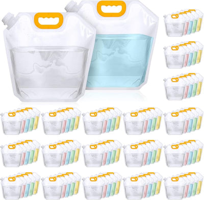 Bolsa almacenamiento agua 1.3gal plástico transparente