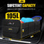 Organiz. maletero plegable 105L para SUV y camioneta