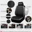 Fundas asiento y alfombrillas coche estampado leopardo