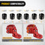 Soporte antena bandera UTV ajustable 1.5-2" Polaris RZR Can