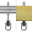 6 Pzas Perchas Acero Inox 304 para Parque Infantil 7.67"