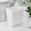 Cubo basura plástico rectangular pack 2 color escarcha