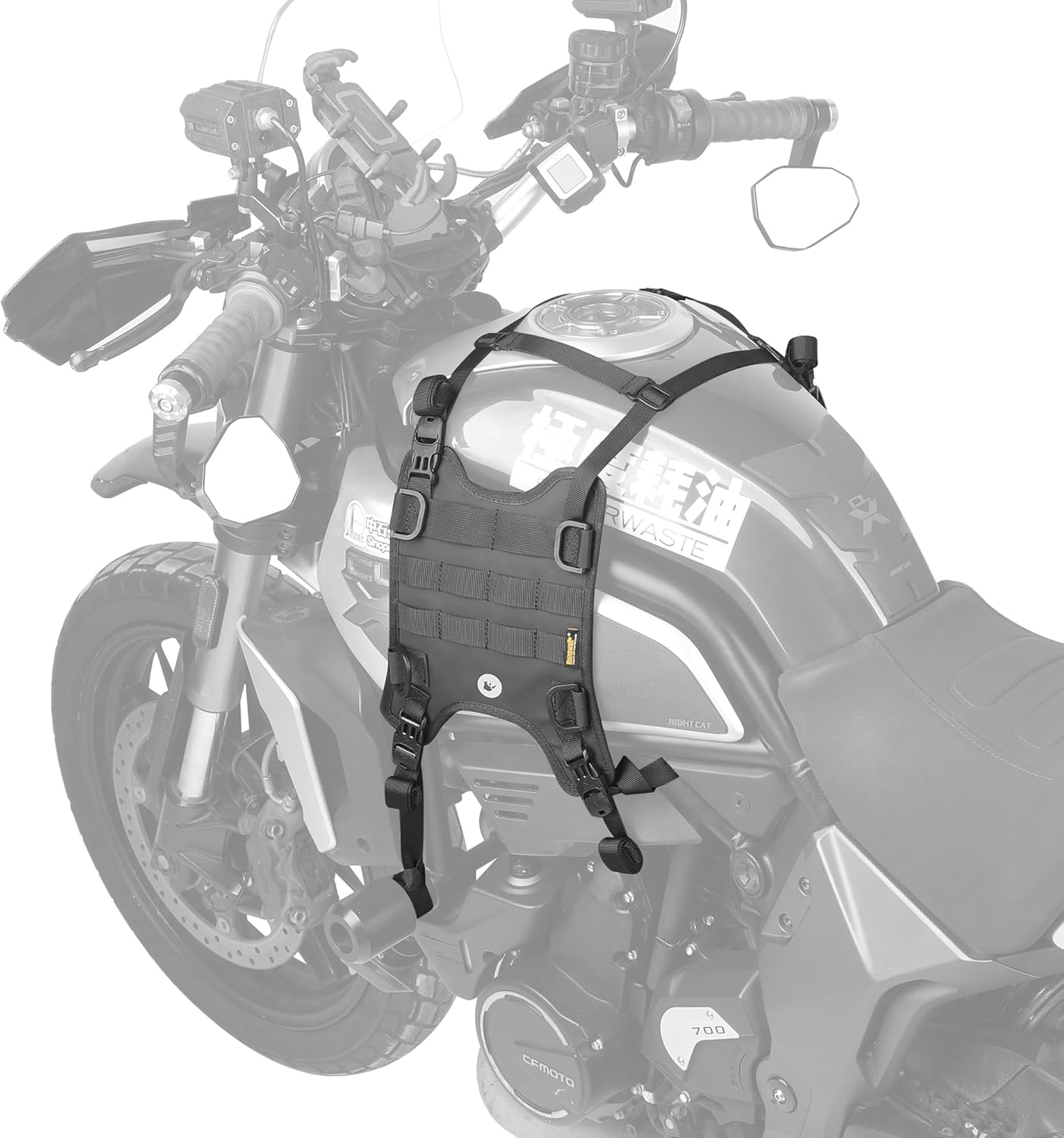 Base bolsa trasera motocicleta soporte universal
