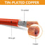 4 Cables Pigtail Cobre Estañado Calibre 10 IP67