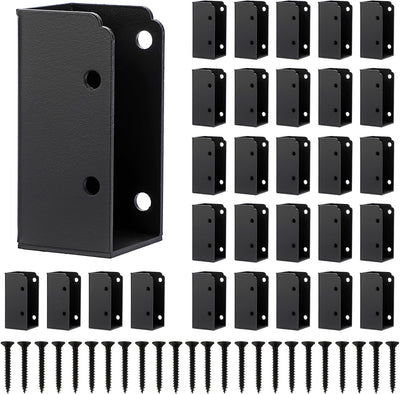 Conectores barandilla 2x4pulg acero inox 24pzas kit valla