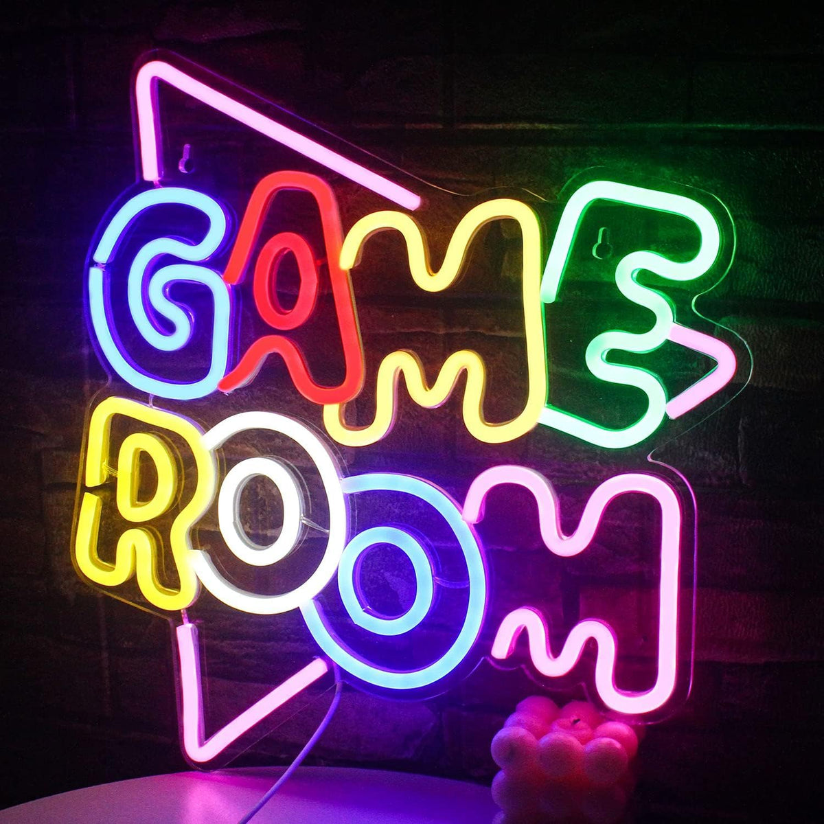 Letreros neón LED USB 13.2x14 pulg decoración sala juegos