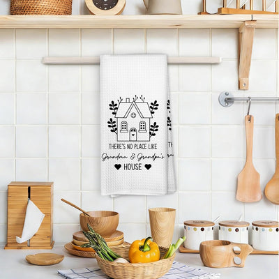 Toallas cocina regalo abuelos decoración platos 16x24