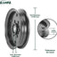Polea tensora Exmark Hustler John Deere Toro pack 2