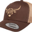 Sombrero béisbol camionero bordado cuerno largo
