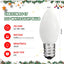 25 Bombillas LED C7 E12 Blancas Calientes para Candelabro