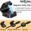 9 Clips magnéticos para cables adhesivo mejorado