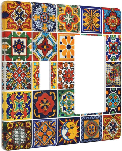 Azulejo Talavera Mexicano Bohemio Floral