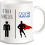 Taza café novedoso regalo navidad o día padre