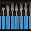 10 Rebabas Aluminio 6x0.093pulg Carburo Vástago 3/32pulg Dremel