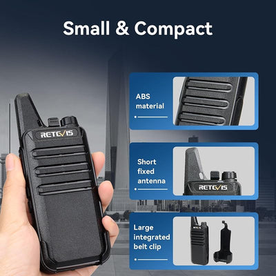 Walkie Talkies Mini Recargable Alcance Largo