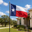 Bandera Texas doble cara 2x3ft lona resistente UV