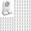 Lápidas LED T8 pack 100 soporte portalámparas giro UL