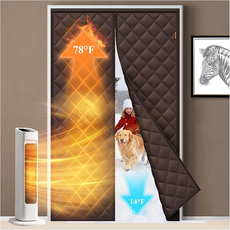Cortina magnética puerta aislamiento 38x82" relleno Oxford
