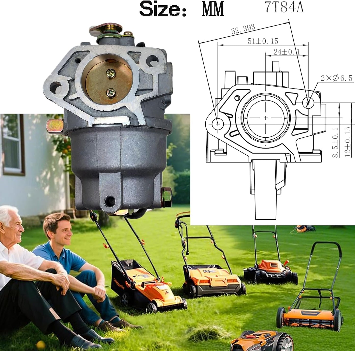 Carburador comp Troy Bilt 13AB77BS023